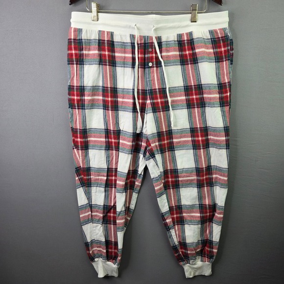 stars above Other - Stars Above Pajama Pants Womens XL Red Plaid Perfectly Cozy Flannel Joggers